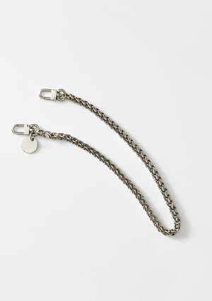 Silver Lara Mini Face Mask Chain