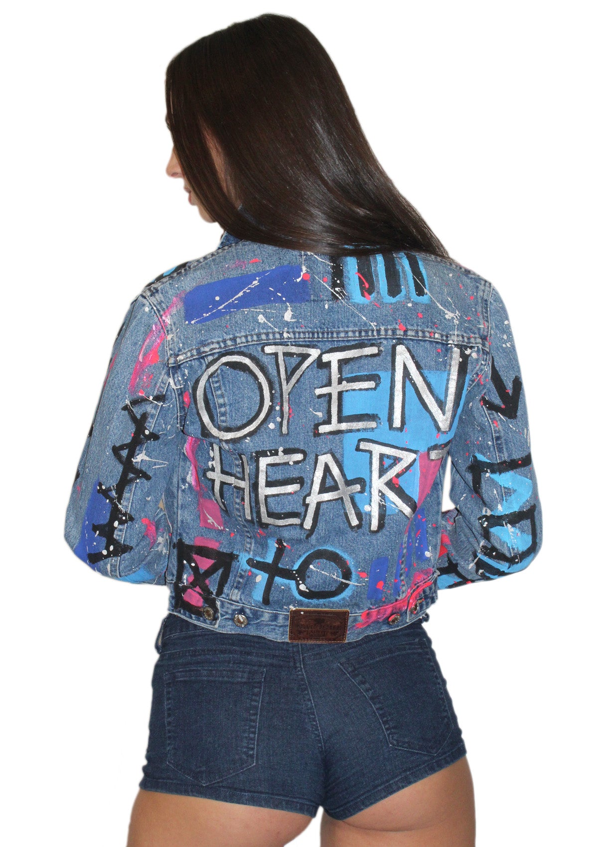 Open Heart Jean Jacket Patricia Field ARTFASHION