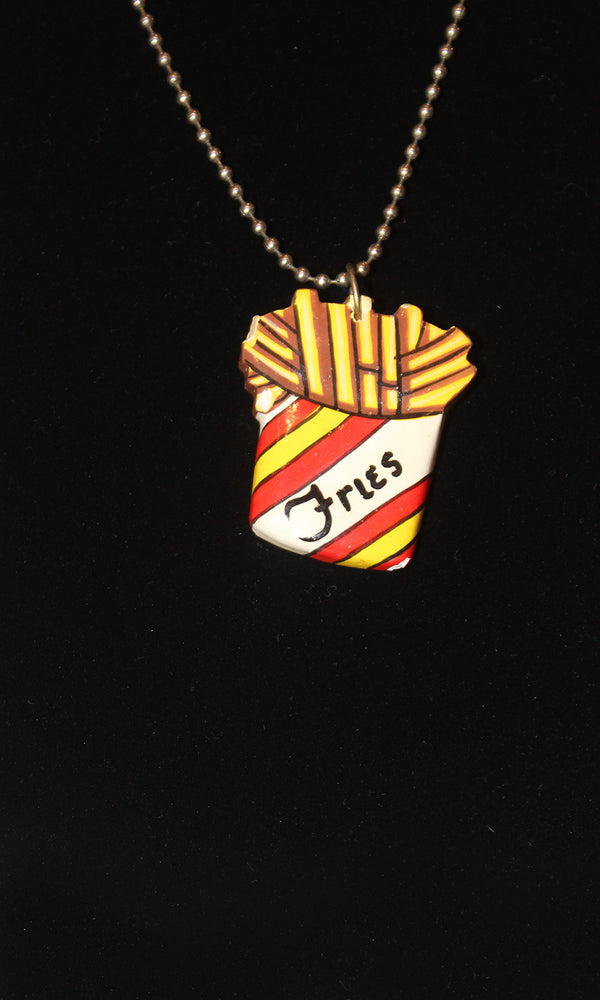 Feed Me Fries Necklace