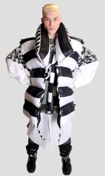DOPE Oversized Stripe Puffer Vest