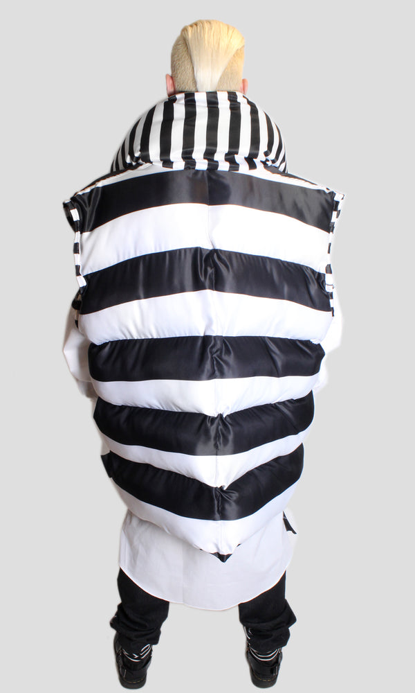 DOPE Oversized Stripe Puffer Vest