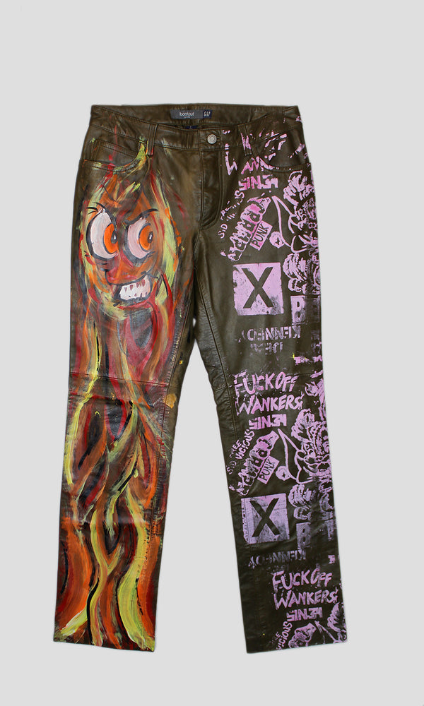 Hands On Painted Jeans – Patricia Field ARTFASHION