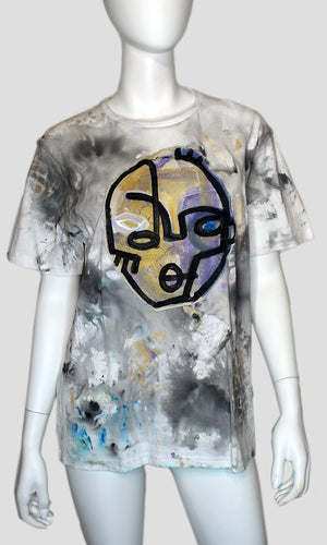 Distressed Face Tee