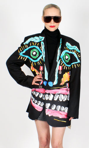 Painted Face Blazer