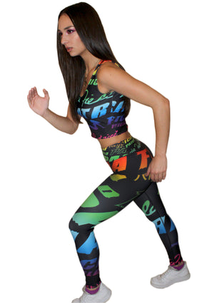 Rainbow Logo Leggings