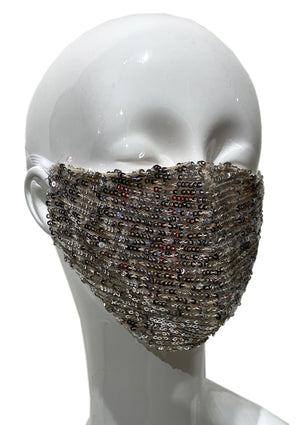 Sequin Mask - Champagne