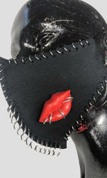 Pierced Soft Stretch Face Mask - Red Kiss