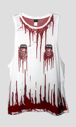 Drip Mouth Patch Tank - Red