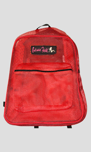 Patricia Field Logo Mesh Backpack