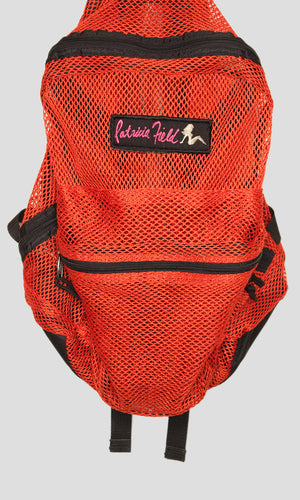 Patricia Field Logo Mesh Backpack