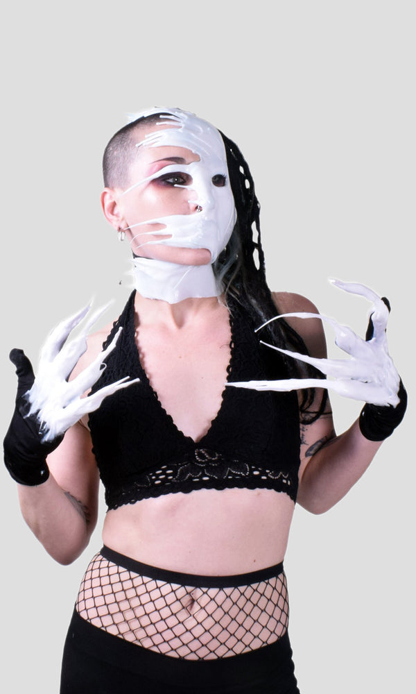 Silicone Glove Set - Phantom White