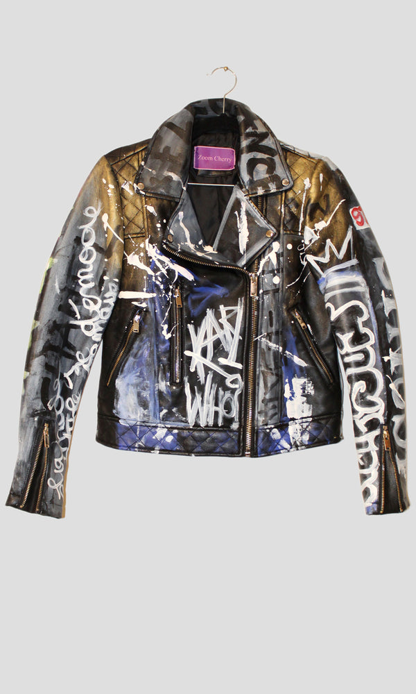 Lagerfeld Faux Leather Jacket – Patricia Field ARTFASHION